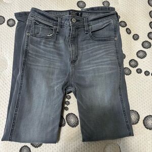 Abercrombie & Fitch Gray Skinny Jeans
